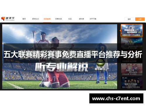 五大联赛精彩赛事免费直播平台推荐与分析